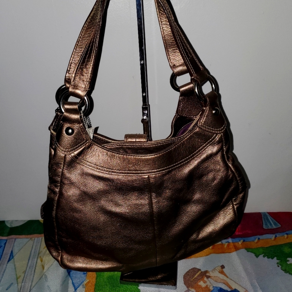COACH Soho LYNN Black Glove Leather HOBO Shoulder Handbag - Picture 5 of 9